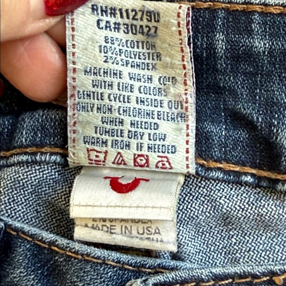 True religion size 31 cut 602662 Classic Blue Women's Jeans - Picture 4 of 14